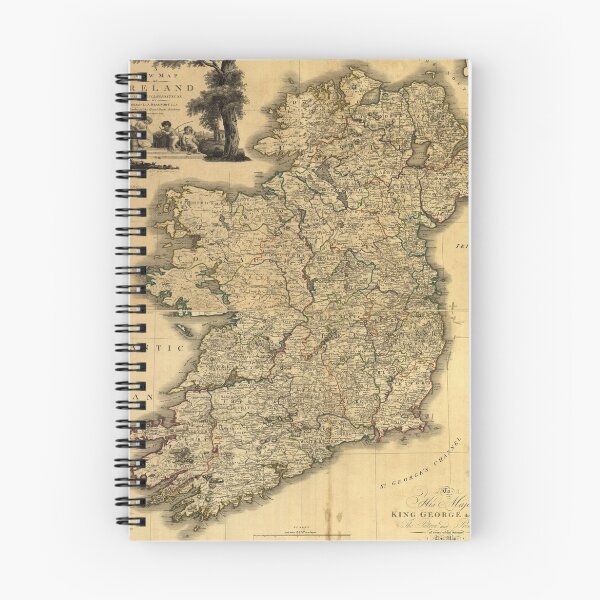 Item preview, Vintage Map of Ireland (1797) designed and sold by BravuraMedia.