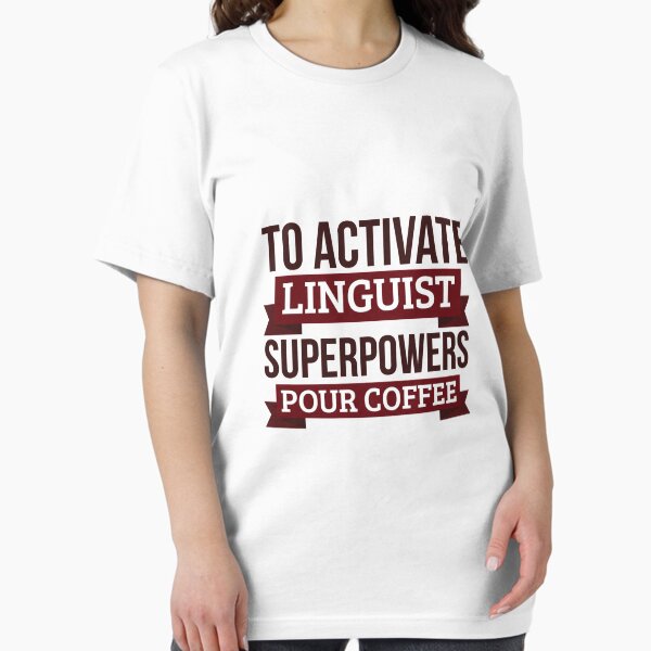 Item preview, Linguist gift, To Activate Linguist Superpowers Pour Coffee, Gift For Linguist Funny Coworker Boss Mug Gift designed and sold by Orange Pieces.