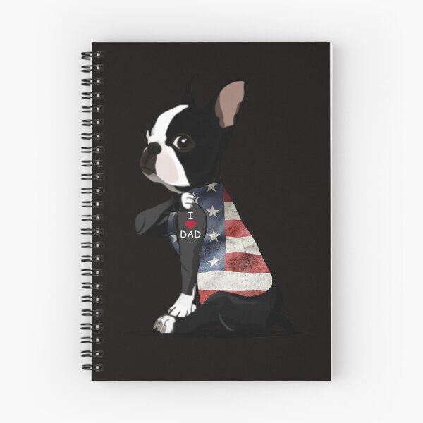 Item preview, Boston Terrier Tattoos I Love Dad Fathers Day designed and sold by BiancaMoss51.