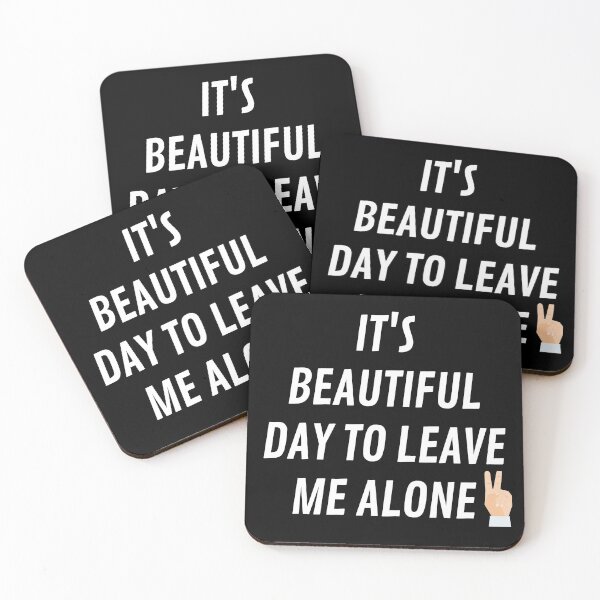 Item preview, It's beautiful day to leave me alone t-shirt designed and sold by fadouades.