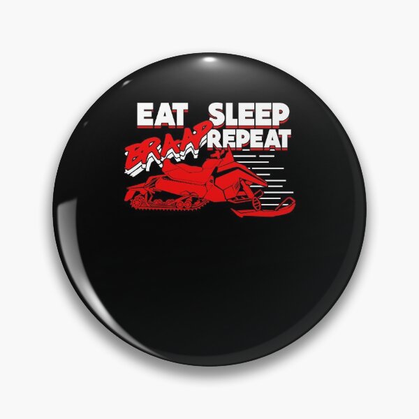 Item preview, Eat Sleep Braap Repeat Snowmobiler Gift designed and sold by Marcid95.