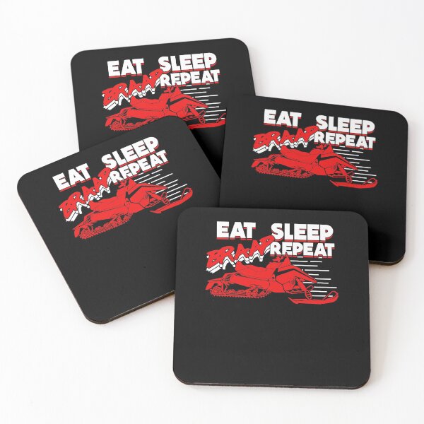 Item preview, Eat Sleep Braap Repeat Snowmobiler Gift designed and sold by Marcid95.