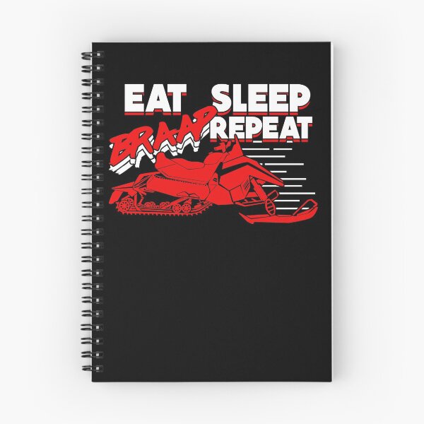 Item preview, Eat Sleep Braap Repeat Snowmobiler Gift designed and sold by Marcid95.