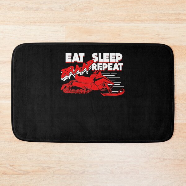 Item preview, Eat Sleep Braap Repeat Snowmobiler Gift designed and sold by Marcid95.