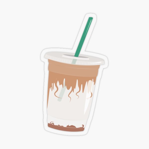 iced coffee Sticker for Sale by ahp00