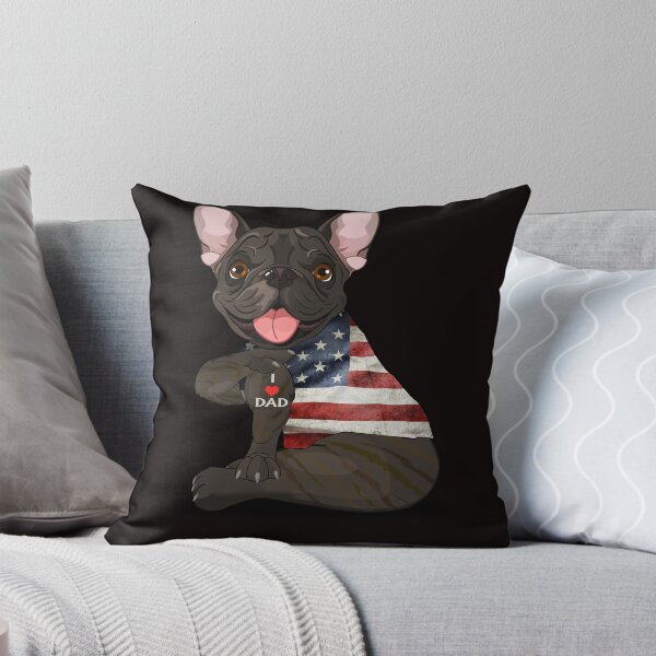 Item preview, Bulldog Dog Tattoo I Love Dad Fathers Day designed and sold by BiancaMoss51.