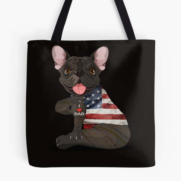 Item preview, Bulldog Dog Tattoo I Love Dad Fathers Day designed and sold by BiancaMoss51.