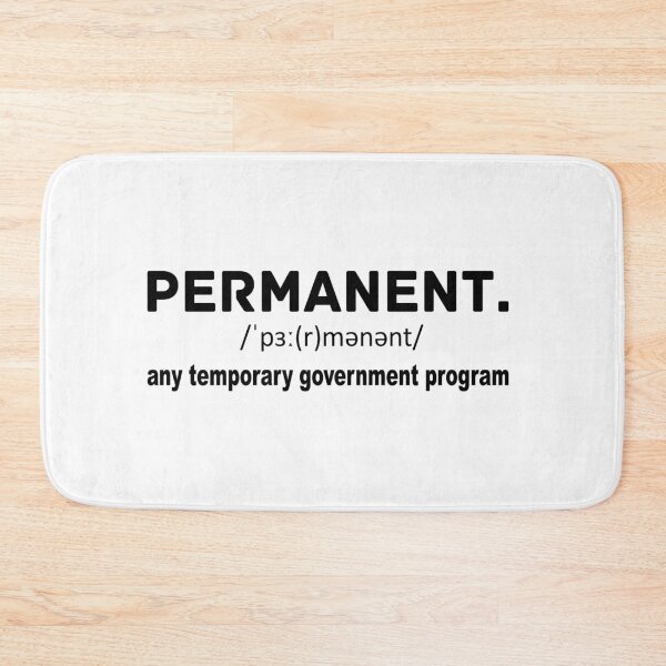 Item preview, Definition of permanent (light background) designed and sold by krinima.