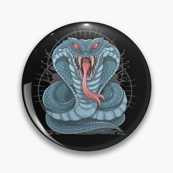 Item preview, COBRA SNAKE FULL BODY BLUE designed and sold by teemix.