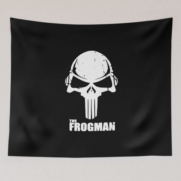 Item preview, The Frogman (small logo - distressed) designed and sold by StrongVlad.