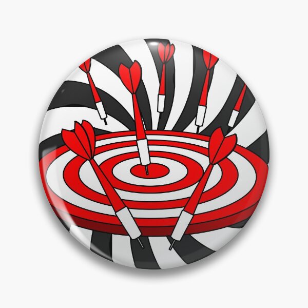 Artikelvorschau, Dartscheibe Dartspieler mit Dartpfeile entworfen und verkauft von flofin.