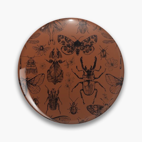 Item preview, Insect pattern. Autumn Orange. designed and sold by NhfOriginals.