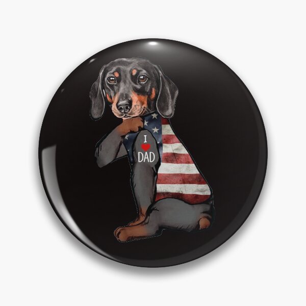 Item preview, Dachshund I Love Dad Tattoo Fathers Day designed and sold by BiancaMoss51.