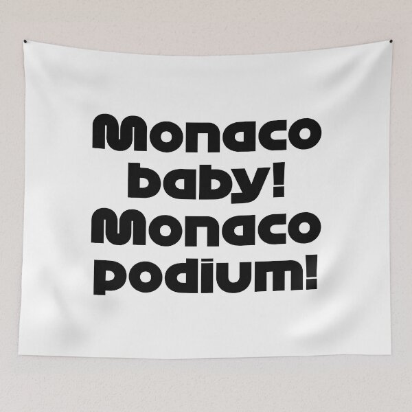 Item preview, Monaco Baby! Monaco Podium! (Black) designed and sold by FilipeFerreira.