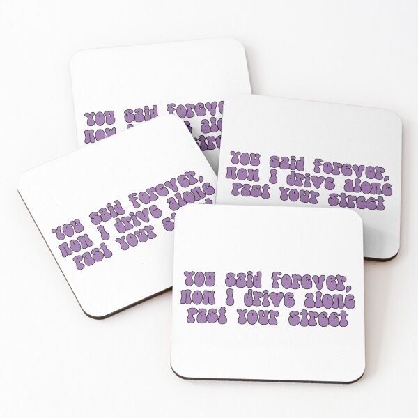 Item preview, You said forever now I drive alone past your street  designed and sold by Classylady1Of4.
