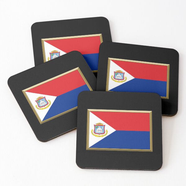 Item preview, Sint Maarten Flag Gifts, Masks, Stickers & Products (GF) designed and sold by mpodger.