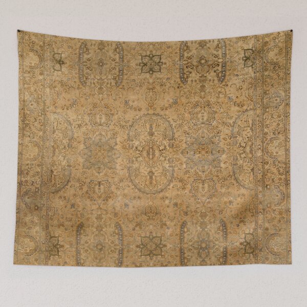 Item preview, Antique Kirman Persian Rug Print designed and sold by Vicky Brago-Mitchell®.