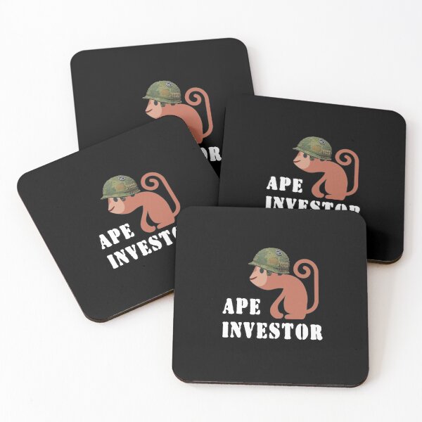 Item preview, APE INVESTOR Stocks Crypto AMC GME designed and sold by Aetha.