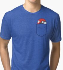 POKEBALL POCKET Tri-blend T-Shirt