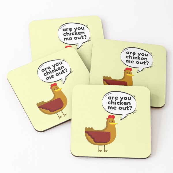 Item preview, Are you Chicken me out? designed and sold by The Agreeable Raven.
