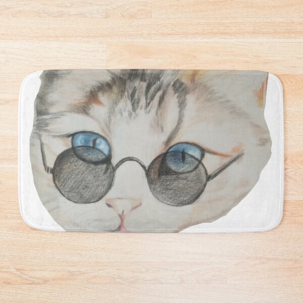 Item preview, Cat wearing sunglasses designed and sold by ShantiArtwork.
