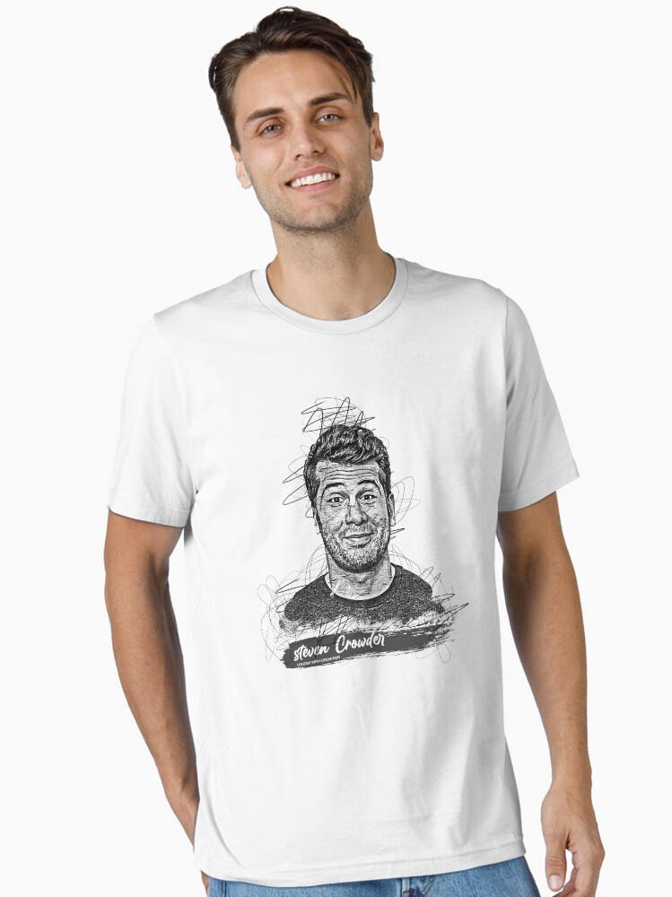 【WHO.A.U】Hand-Drawn Steve T-shirt[B] Hand-Drawn Steve T-shirt[B] - 후아유닷컴