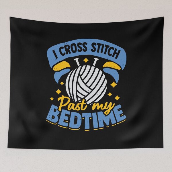 Item preview, I Cross Stitch Past My Bedtime designed and sold by Marcid95.