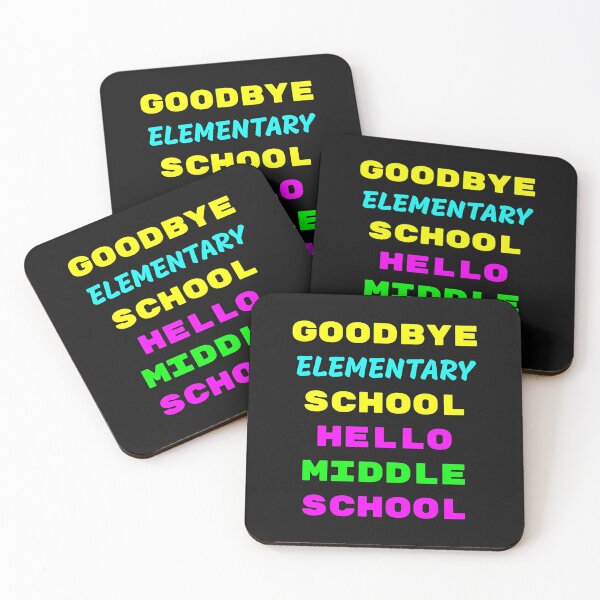 Item preview, Goodbye elementary school. Hello middle school designed and sold by basileiossav.
