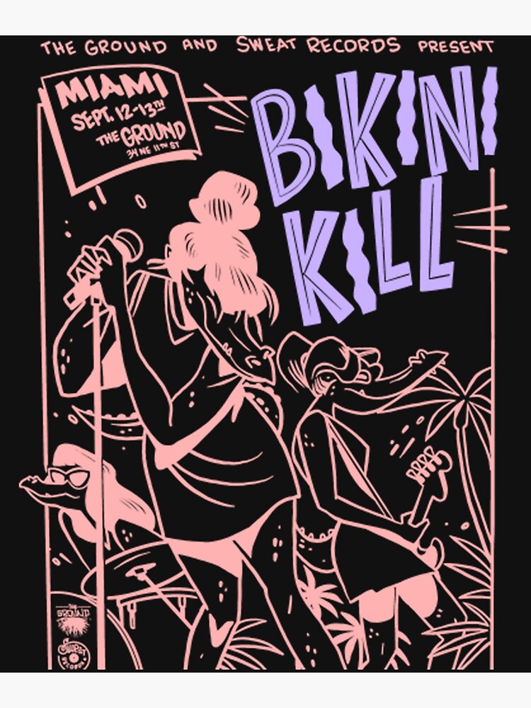 Disover Bikini Kill Premium Matte Vertical Poster