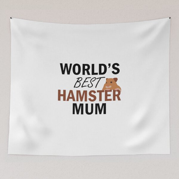 Item preview, World's Best Hamster Mum designed and sold by SkywardsArt.
