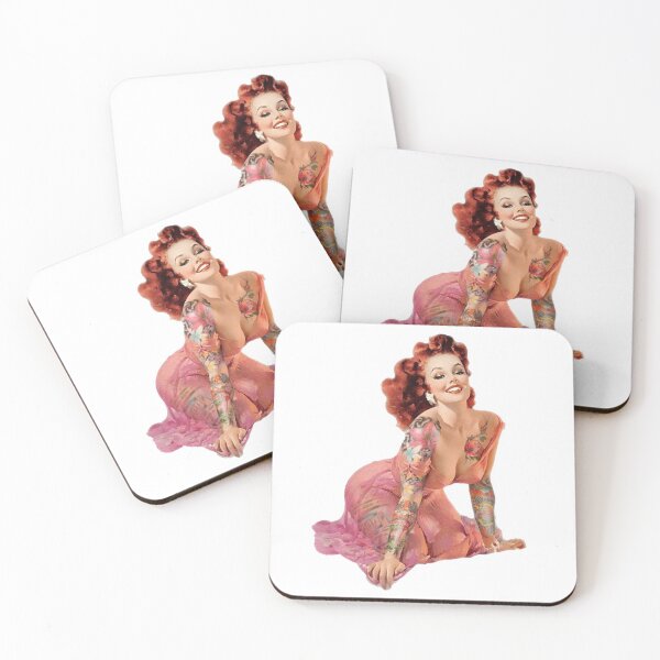 Artikelvorschau, Tattoo-Pin-Up-Girl entworfen und verkauft von 54mu.