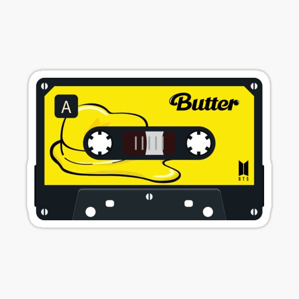 Artikel-Vorschau von BTS Butter Vintage-Bandkassette, designt und verkauft von JahidMunna.