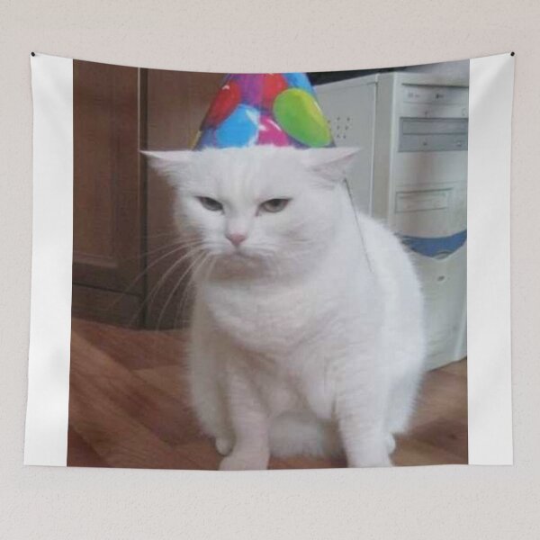 Item preview, Funny birthday cat meme designed and sold by ArtyMaster.