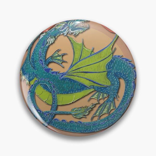 Item preview, Celtic Medieval Water Dragon designed and sold by lottibrown.