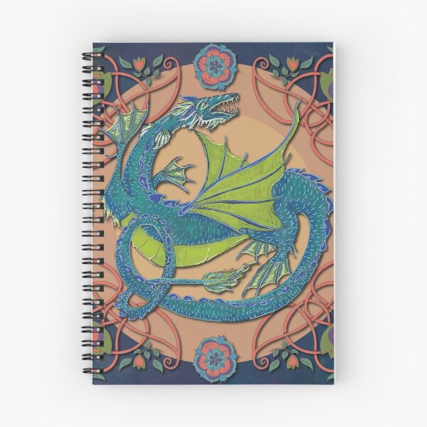 Item preview, Celtic Medieval Water Dragon designed and sold by lottibrown.