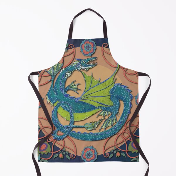 Item preview, Celtic Medieval Water Dragon designed and sold by lottibrown.