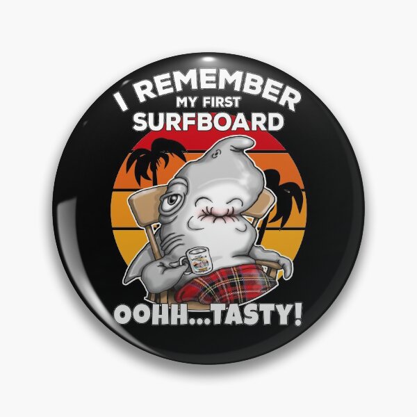 Item preview, My First Surfboard Funny Surfing Shark Summer Surf designed and sold by Status71.