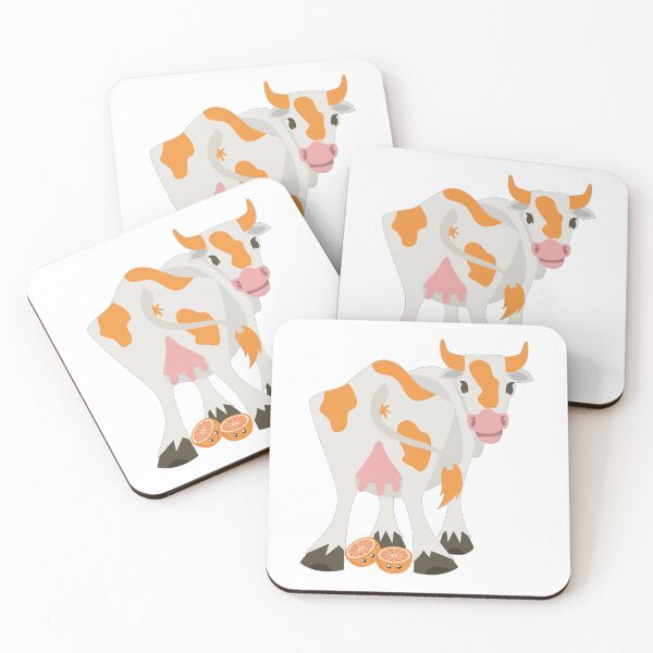 Item preview, This orange cow loves diversity | Cow love designed and sold by Petra Becker.