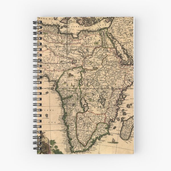 Item preview, Vintage Map of Africa (1688) designed and sold by BravuraMedia.