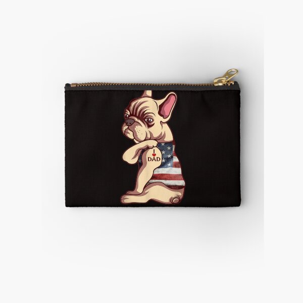 Item preview, French Bulldog Dog Tattoo I Love Dad Funny Fathers Day designed and sold by BiancaMoss51.
