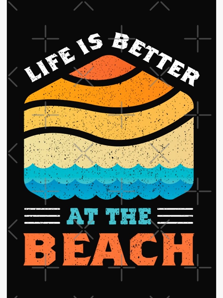 Disover Life Is Better At The Beach-Beach-Summer-Life-Vacation-Cute Premium Matte Vertical Poster