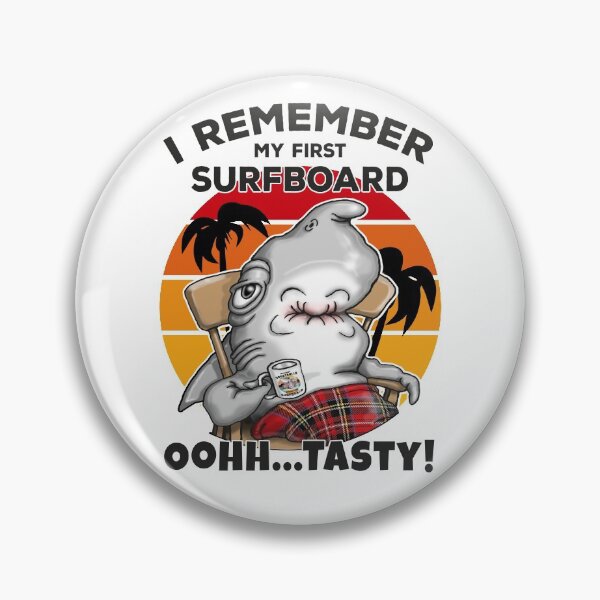 Item preview, My First Surfboard Funny Surfing Shark Summer Surf designed and sold by Status71.