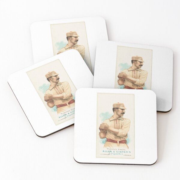 Item preview, Timothy Keefe, vintage baseball card portrait designed and sold by jwebmarket.