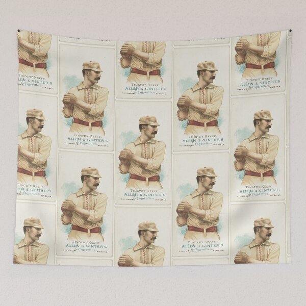 Item preview, Timothy Keefe, vintage baseball card portrait designed and sold by jwebmarket.