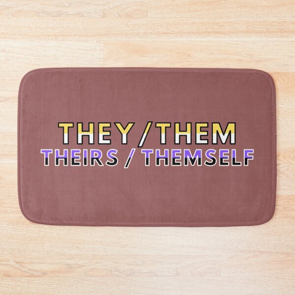 Item preview, They / Them / Theirs / Themself designed and sold by Saint and Raven.