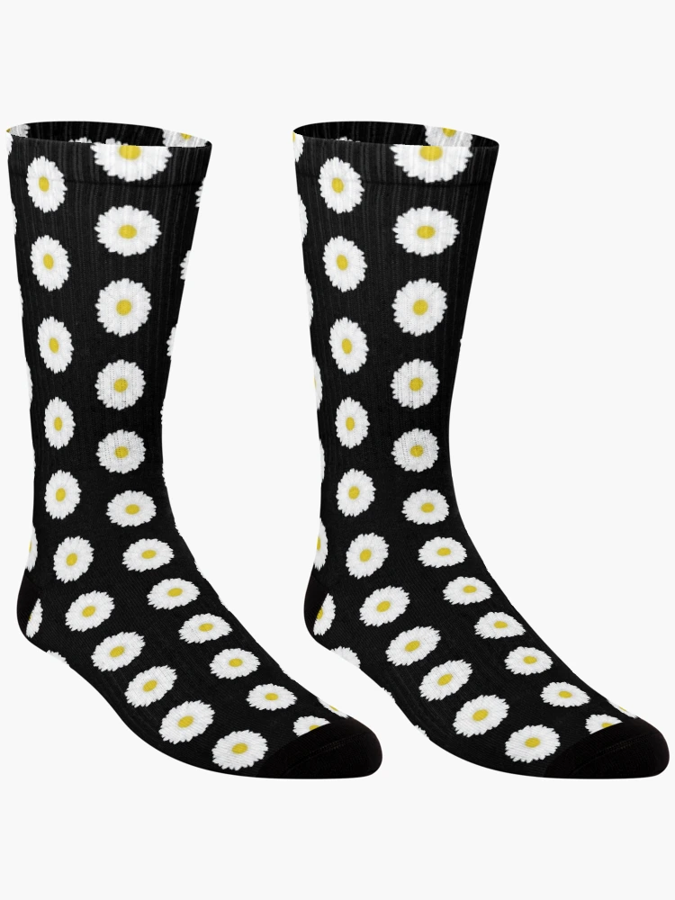 Thumbnail 3 of 5, Socks, Daisy Pattern designed and sold by QueenDesign1.