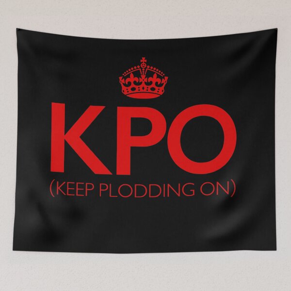 Item preview, KPO (Keep Plodding On) v.3 designed and sold by x1brett.