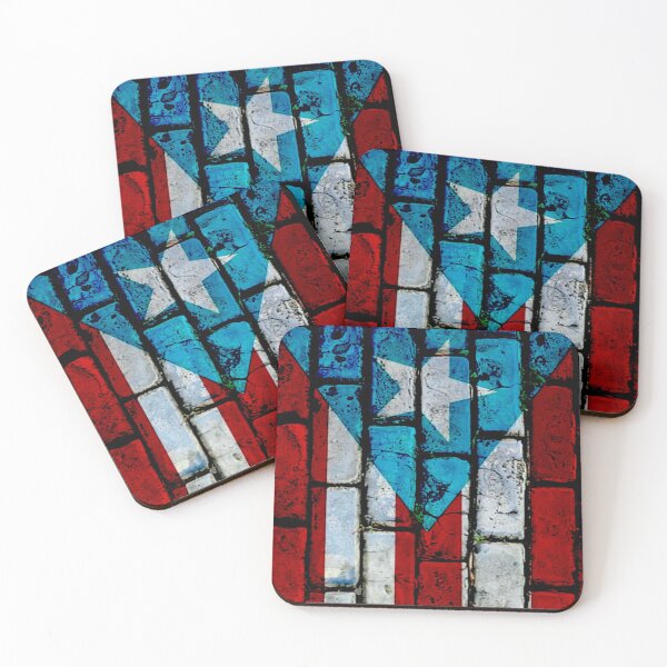 Item preview, Puerto Rican Flag On Cobble Stones designed and sold by SoLunAgua ..