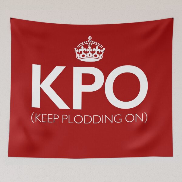 Item preview, KPO (Keep Plodding On) v.4 designed and sold by x1brett.