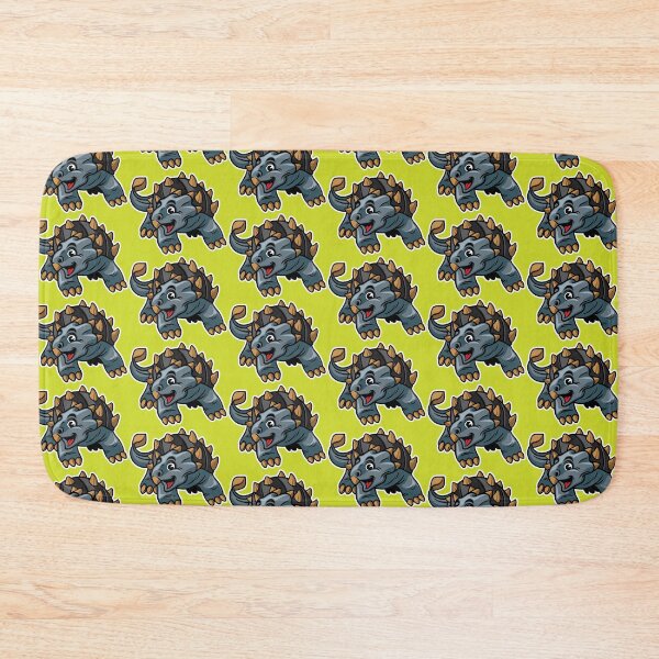 Item preview, Cute Ankylosaurus Happy Dinosaur designed and sold by PosterpartyCo.